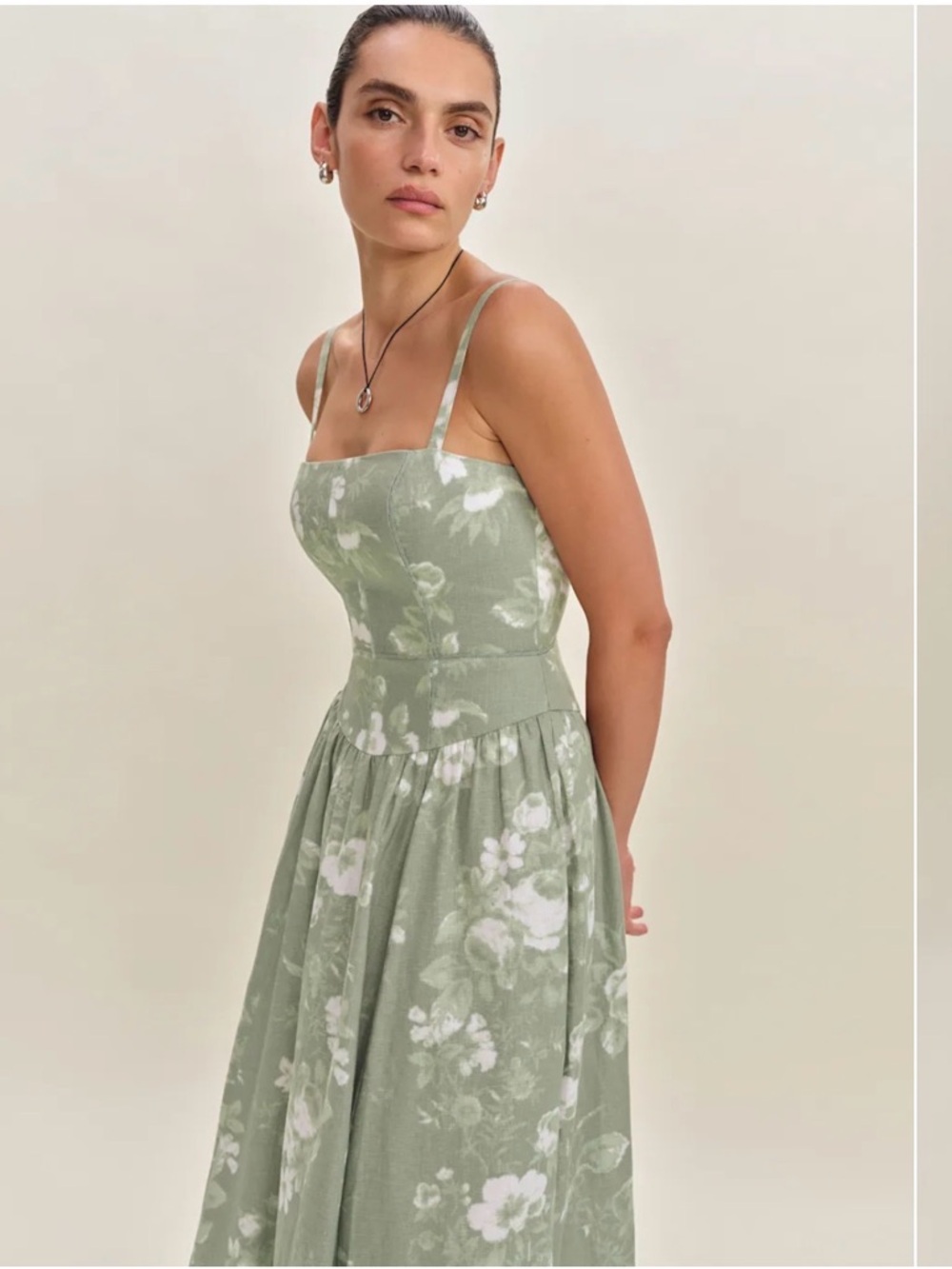 NWT Reformation Katarin Linen Dress - 
Vendela Size 2 - Picture 2 of 6
